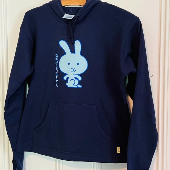 RARE DAWLS HOODIE / FUNNY BUNNY JAPAN Vintage 90s Skateboarding + Y2K!!! - Picture 8 of 11